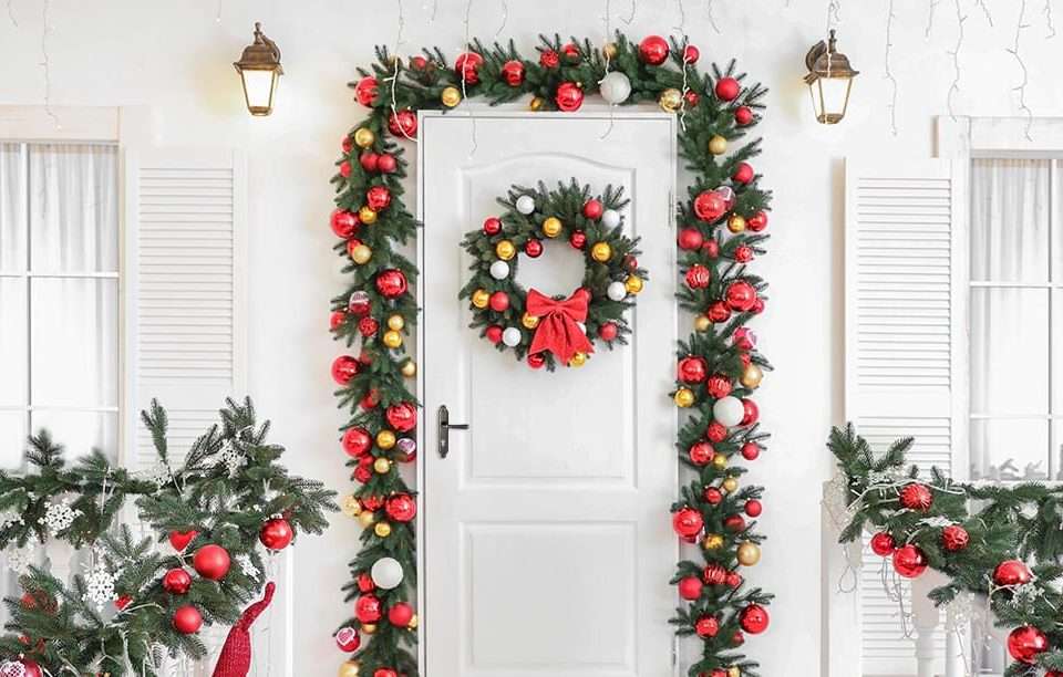 Christmas door decorations